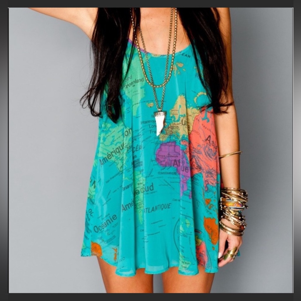 Show Me Your MuMu Map Dress